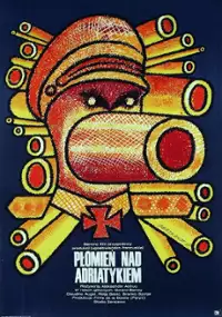 Plakat filmu Płomień nad Adriatykiem