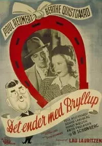 Plakat filmu Det Ender med bryllup