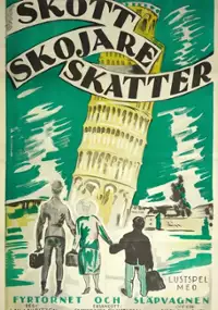 Plakat filmu Raske Riviera rejsende