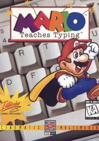 Plakat gry Mario Teaches Typing