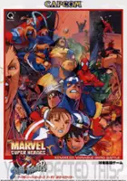 plakat gry Marvel Super Heroes vs. Street Fighter