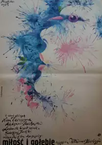 Plakat filmu Miłość i gołębie