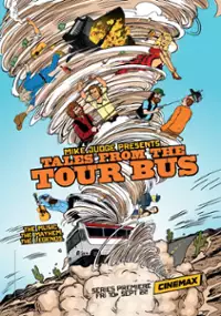 Plakat serialu Mike Judge przedstawia: Opowieści z trasy
