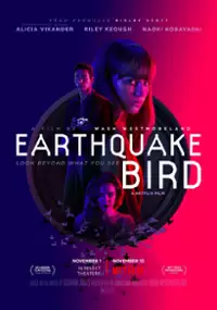 Plakat filmu Ptak, który zwiastował trzęsienie ziemi