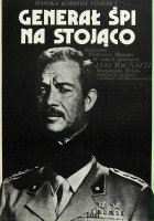 plakat filmu Generał śpi na stojąco