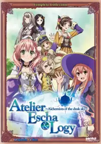 Plakat serialu Escha & Logy no Atelier: Tasogare no Sora no Renkinjutsushi