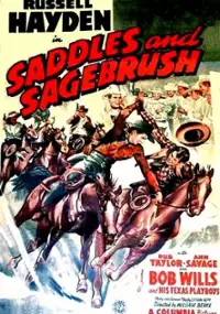 Plakat filmu Saddles and Sagebrush