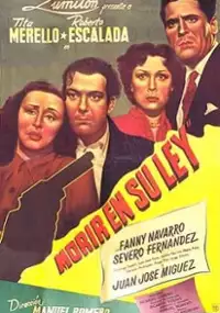 Plakat filmu Morir en su ley