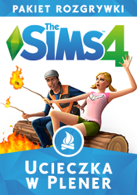 Plakat gry The Sims 4: Ucieczka w plener