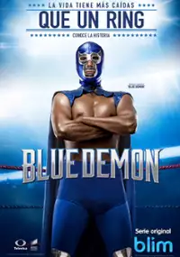 Plakat serialu Blue Demon