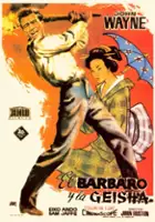 plakat filmu Barbarzyńca i gejsza