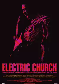 Plakat filmu Elektryczny kościół Jimiego Hendrixa