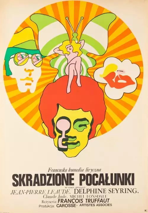 plakat filmu Skradzione pocałunki