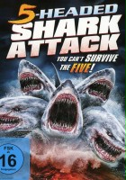 plakat filmu Pięciogłowy rekin atakuje