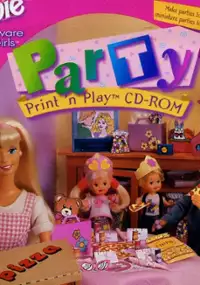 Plakat gry Barbie Party Print 'n Play