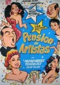 Plakat filmu Pensión de artistas