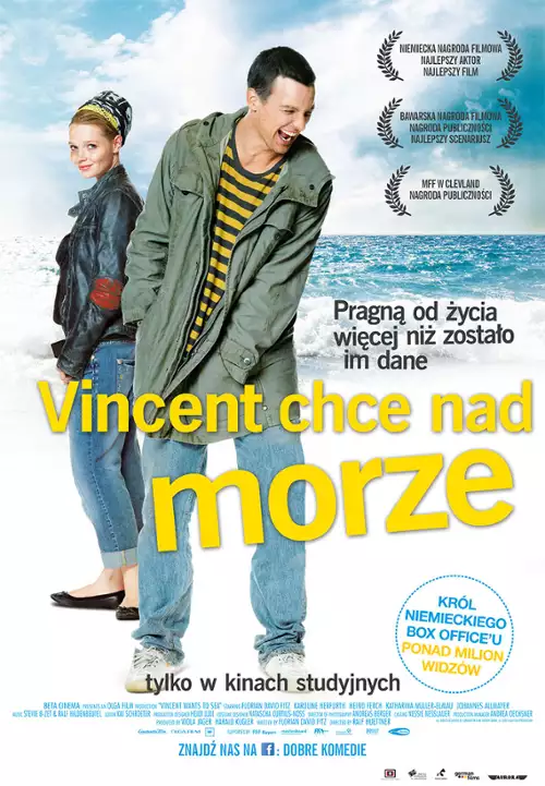 plakat filmu Vincent chce nad morze