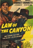 plakat filmu Law of the Canyon
