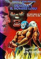 plakat filmu Santo y Blue Demon contra Drácula y el Hombre Lobo