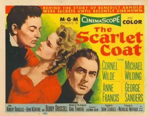 plakat filmu The Scarlet Coat