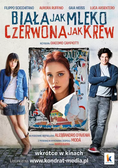 plakat filmu Biała jak mleko, czerwona jak krew