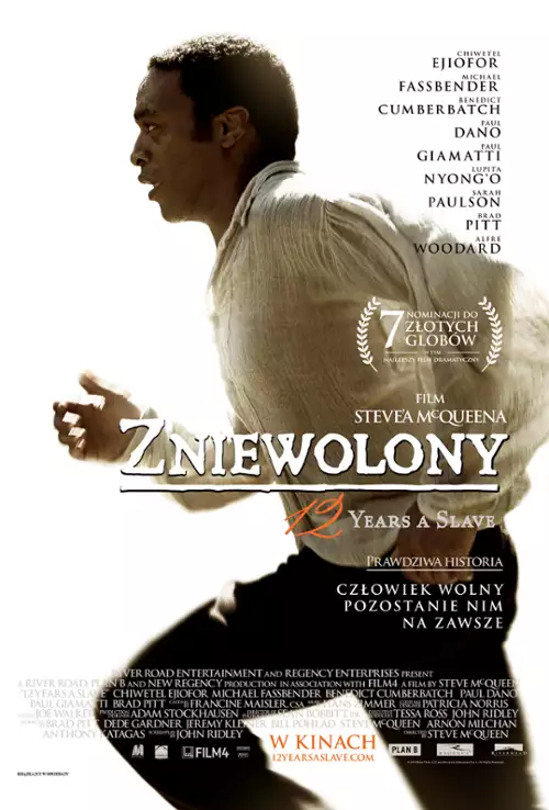 plakat filmu Zniewolony. 12 Years a Slave