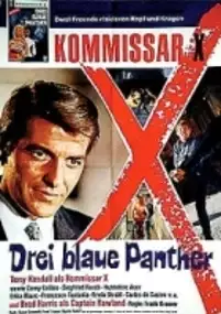 Plakat filmu Kommissar X - Drei blaue Panther