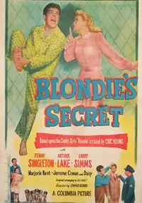 Plakat filmu Blondie's Secret