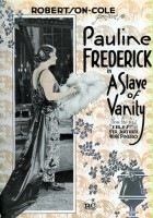 plakat filmu A Slave of Vanity