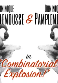 Plakat gry Dominique Pamplemousse and Dominique Pamplemousse in "Combinatorial Explosion!"