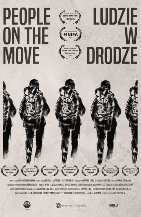 plakat filmu Ludzie w drodze