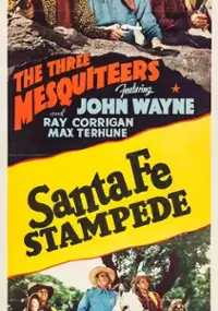 Plakat filmu Santa Fe Stampede