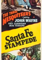 plakat filmu Santa Fe Stampede