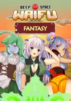plakat gry Deep Space Waifu: Fantasy