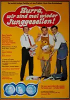 plakat filmu Hurra, wir sind mal wieder Junggesellen