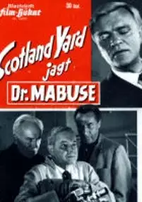 Plakat filmu Scotland Yard jagt Dr. Mabuse