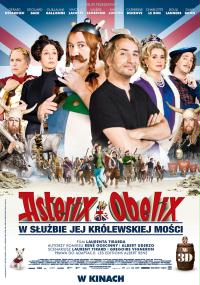 plakat filmu Asterix i Obelix: W służbie Jej Królewskiej Mości