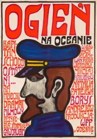 Plakat filmu Ogień na oceanie