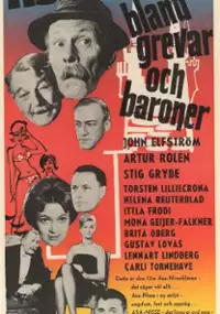 Plakat filmu Åsa-Nisse bland grevar och baroner
