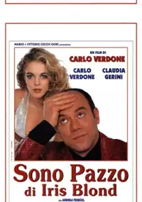 Plakat filmu Ubóstwiam Iris Blond