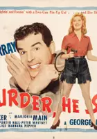 plakat filmu Murder, He Says