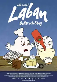 Plakat filmu Lilla spöket Laban - Bullar och Bång