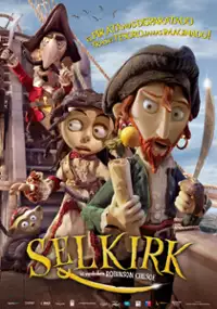 Plakat filmu Selkirk, prawdziwy Robinson Crusoe
