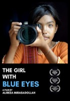 plakat filmu The Girl with Blue Eyes