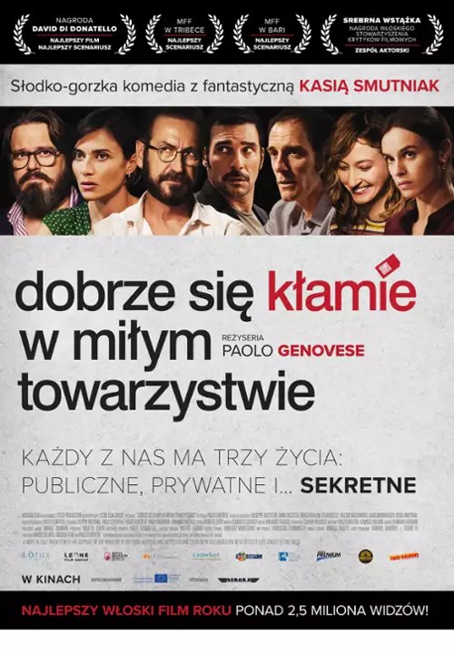 plakat filmu Dobrze się kłamie w miłym towarzystwie