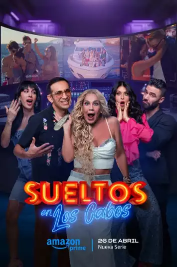 Plakat programu TV Sueltos en Los Cabos