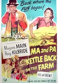 Plakat filmu Ma and Pa Kettle Back on the Farm