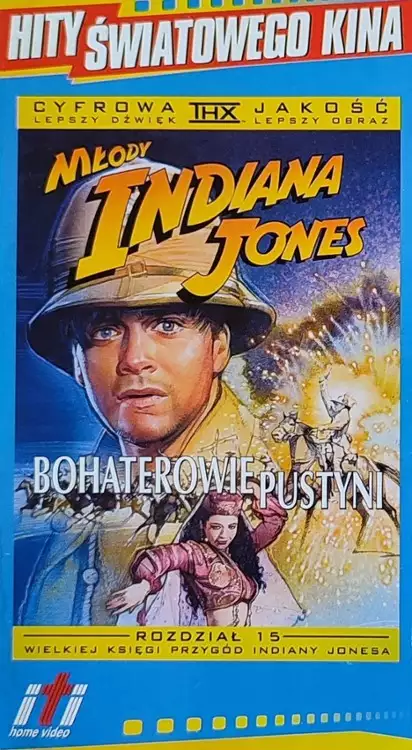 plakat filmu Młody Indiana Jones - Bohaterowie pustyni