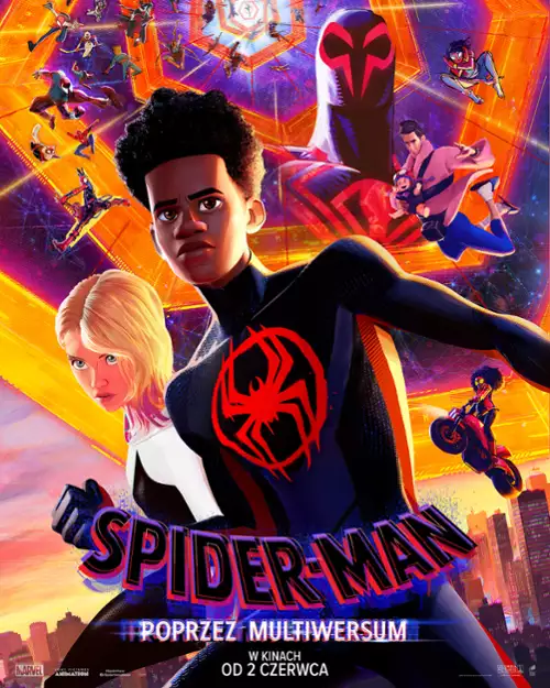 plakat filmu Spider-Man: Poprzez multiwersum