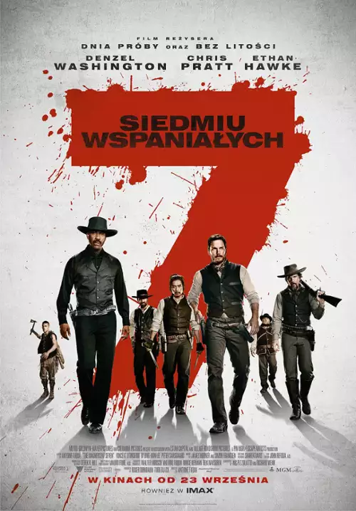 plakat filmu Siedmiu wspaniałych